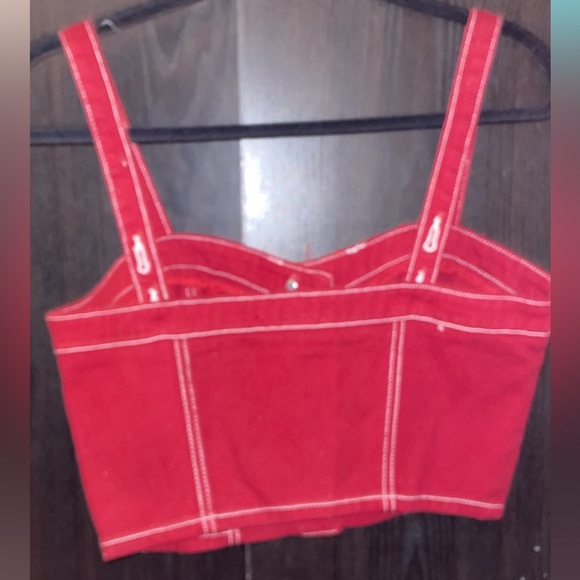 Denim crop top - Picture 2 of 2